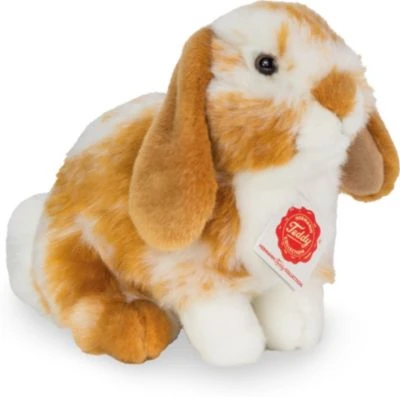 Teddy-Hermann Hase Sitzend Hellbraun/weiß Gescheckt, 20 Cm 3 Teddy-Hermann Hase Sitzend Hellbraun/weiß Gescheckt, 20 Cm