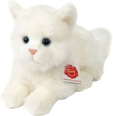 Teddy-Hermann Katze Britisch Kurzhaar Weiß 20 Cm 3 Teddy-Hermann Katze Britisch Kurzhaar Weiß 20 Cm