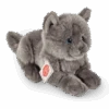 Teddy Hermann 91831 Kartäuser Katze Liegend Ca. 20cm Plüsch -Teddy Hermann 91831 8 Kartaeuser Katze liegend 20 cmklein