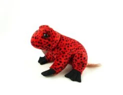 Teddy Hermann 92030 Frosch Rot Plüsch Kuscheltier Ca 13cm -Teddy Hermann P1280239 1