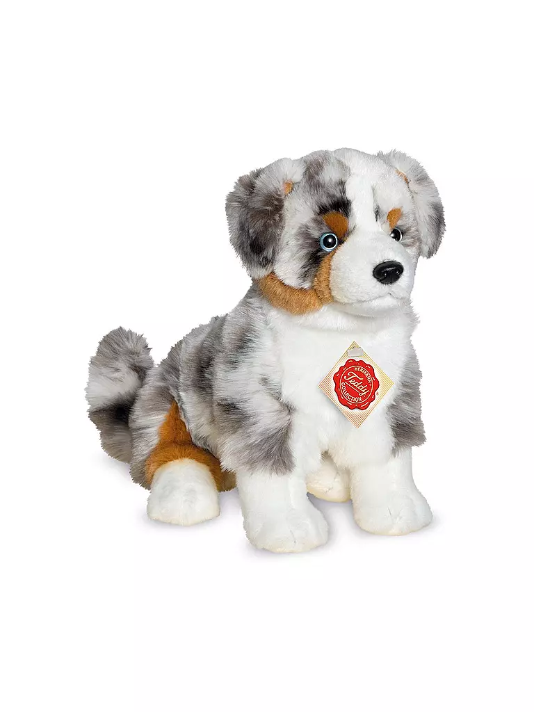 HERMANN TEDDY, Plüschtier - Australian Shepard Sitzend 30cm 3 HERMANN TEDDY, Plüschtier - Australian Shepard Sitzend 30cm