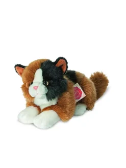 HERMANN TEDDY, Plüschtier - Glückskatze Liegend 20cm