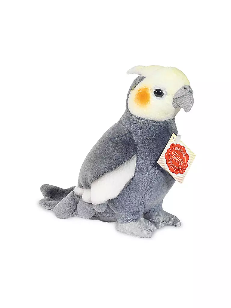 HERMANN TEDDY, Plüschtier - Nymphensittich 17cm 3 HERMANN TEDDY, Plüschtier - Nymphensittich 17cm