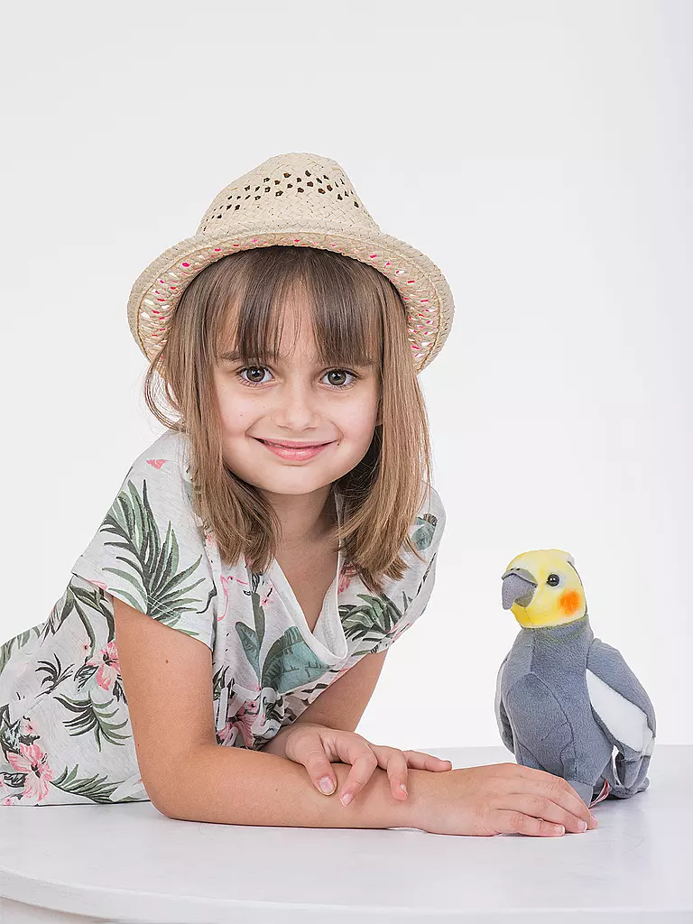 HERMANN TEDDY, Plüschtier - Nymphensittich 17cm 4 HERMANN TEDDY, Plüschtier - Nymphensittich 17cm – Bild 2