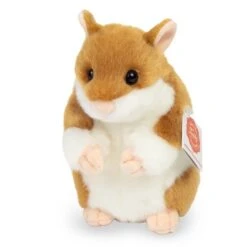 Teddy Hermann 92658 Hamster Hockend Sitzend 16cm Plüsch Kuscheltier