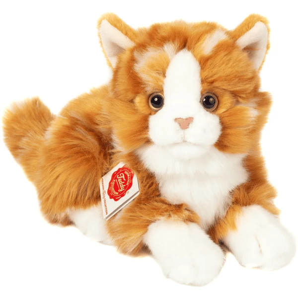 Teddy HERMANN® Katze Liegend Rot Getigert, 20 Cm 3 Teddy HERMANN® Katze Liegend Rot Getigert, 20 Cm